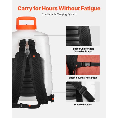 North Battery Powered Backpack Sprayer, 0-90 PSI Adjustable Pressure, 4 Gallon Tank, Back Pack Sprayer with 8 Nozzles and 2 Wands, 12V 8Ah Battery, Wide Mouth Lid for Weeding, Spraying, Cleaning