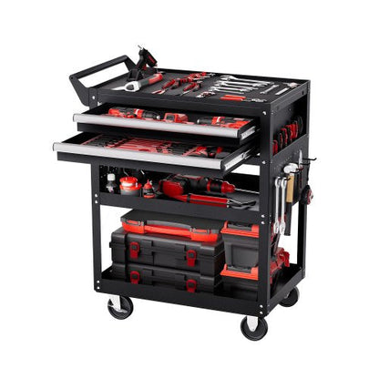 North Rolling Tool Cart — 1 & 2 Drawers — 2 drawers / 400 lb — photo 1